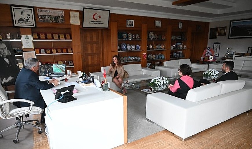 Ukrayna’nın Antalya Konsolosu Kuchma’dan Başkan Topaloğlu’na ziyaret