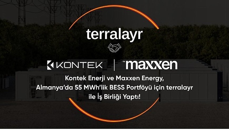 Kontek Energy ve Maxxen Energy, Almanya’da 55 MWh’lik BESS Portföyü için terralayr ile İş Birliği Yaptı