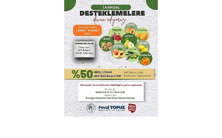 Milas Belediyesi Üreticilere Fidan Desteği Sağlayacak