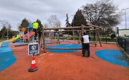 Çocuk oyun alanları Büyükşehir’le güvenli
