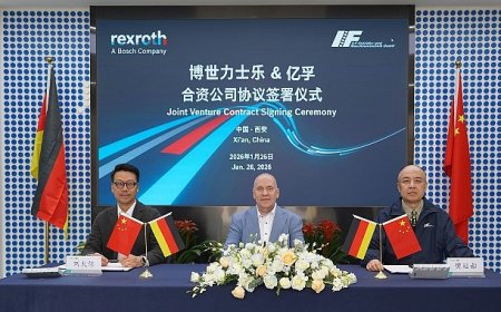 Bosch Rexroth, Çin’de Xi’an IF Intelligent Equipment ile ortak girişim anlaşması imzaladı