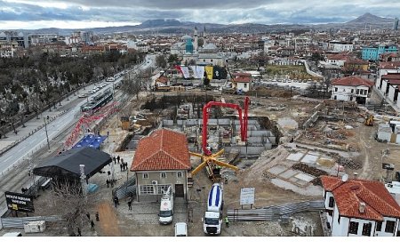 Konya Büyükşehir’in Şehre Kazandıracağı Mevlevi Dergahı’nın Temeli Atıldı