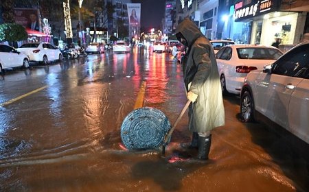 Manisa Büyükşehir ve MASKİ’den Yağış Mesaisi: Ekipler Tüm Gece Sahadaydı
