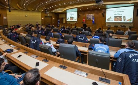 Güvenlik personeline biber gazı eğitimi