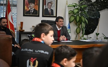 Şampiyon Karateciler Başkan Kocaman’ın Konuğu Oldu