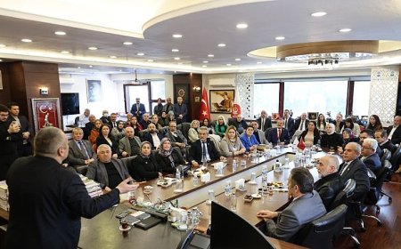 Keçiörenli Muhtarlardan Başkan Özarslan’a Destek Ziyareti