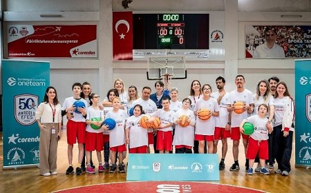 Anadolu Efes 2025–2026 sezonu One Team projesiyle Antalya’da hayallere dokunmaya devam ediyor