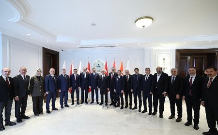 Konya Protokolü İçişleri Bakanı Çiftçi’ye Hayırlı Olsun Ziyaretinde Bulundu