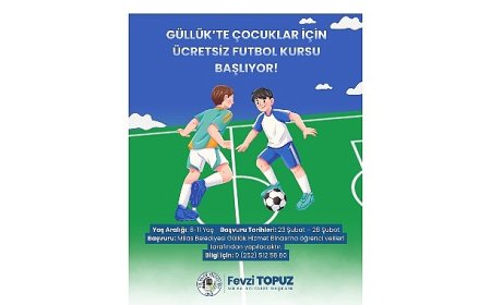 Futbol Kursu İçin Güllük’te Kayıtlar Başladı