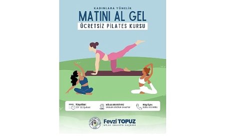Milas Belediyesi Güllük’te Pilates Kursu Açıyor
