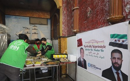 Suriye Rakka’da Büyükşehir’le iftar bereketi