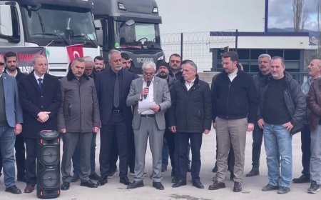 66 NOLU TIR KOOPERATİFİ BAMESA EYLEMİNDE,EKMEĞİNİN PEŞİNDE.