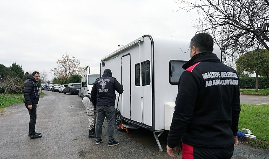 Maltepe Belediyesi karavan işgallerine geçit vermiyor