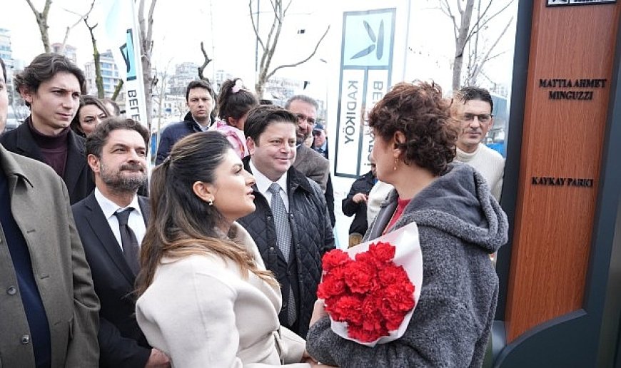 Mattia Ahmet Minguzzi’nin adı Kalamış Kaykay Parkı'nda yaşayacak