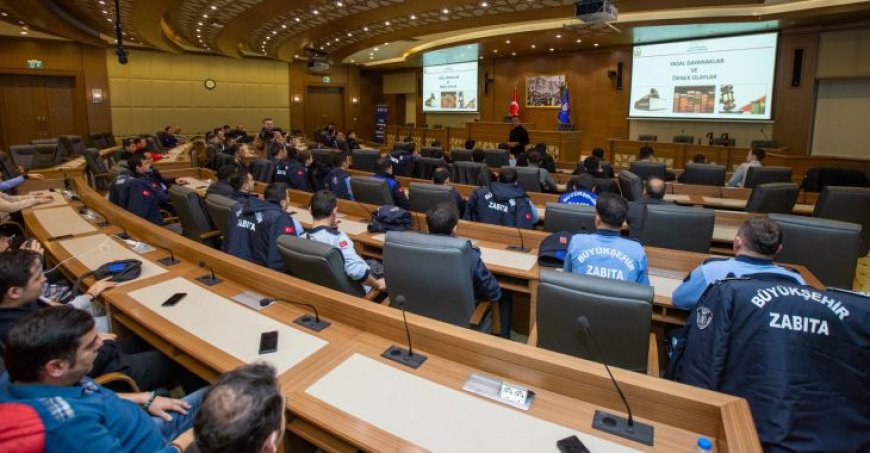 Zabıta ve güvenlik personeline biber gazı eğitimi