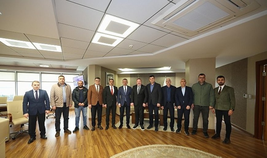 Başkan Büyükakın’ın yoğun ziyaretçi trafiği