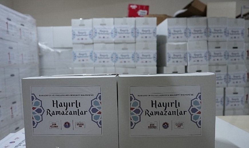 Maltepe’de ramazan sofraları dayanışmayla kuruluyor