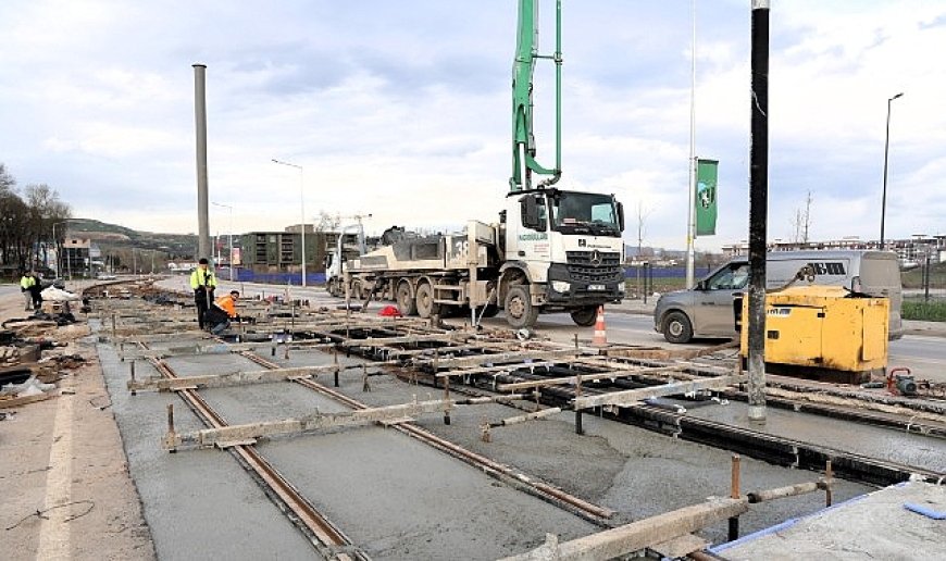 Kartepe Tramvay Hattı’nda durmak yok