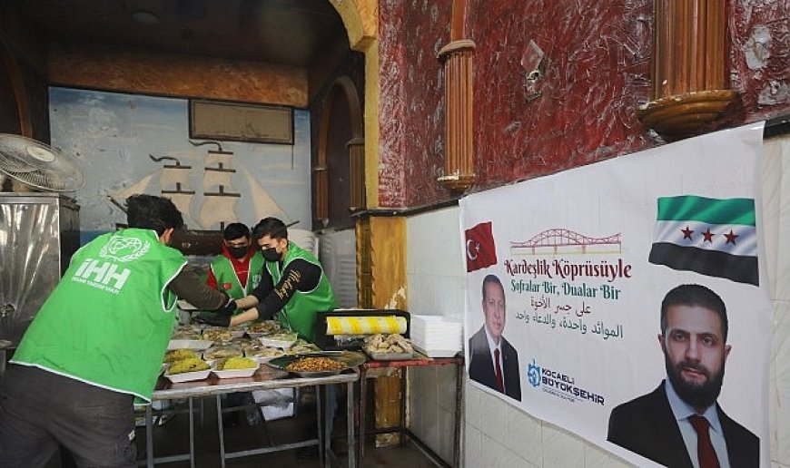 Suriye Rakka’da Büyükşehir’le iftar bereketi