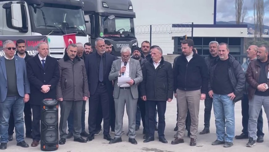 66 NOLU TIR KOOPERATİFİ BAMESA EYLEMİNDE,EKMEĞİNİN PEŞİNDE.