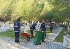 Başkan Çerçioğlu’ndan Mezarlıklarda Ramazan Bayramı Öncesi Temizlik Çalışması