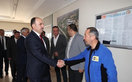 Başkan Altay Merkez İçme Suyu Arıtma Tesisleri’nde İncelemelerde Bulundu