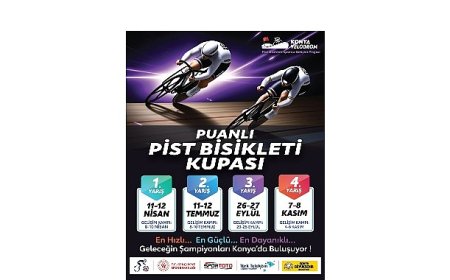 Konya Velodromu, geleceğin şampiyonlarını ağırlamaya hazırlanıyor