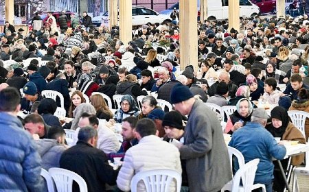 Büyükşehir’in İftar Sofrası Kırkağaç’ta Kuruldu