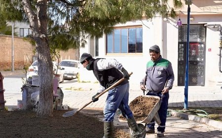 Burhaniye’de Park ve Yeşil Alanlarda Bahar Temizliği