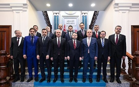 Konya Heyeti Adalet Bakanı Akın Gürlek’e Hayırlı Olsun Ziyaretinde Bulundu