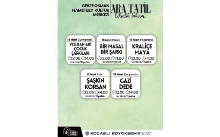 Ara tatil keyfi Gebze’de yaşanacak