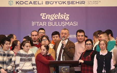 Büyükşehir'den özel bireylerle iftar