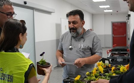 Didim Belediyesi'nden 14 Mart'ta sağlık çalışanlarına anlamlı jest