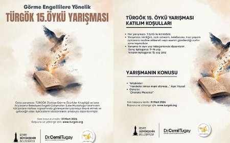 Görme engellilere yönelik TÜRGÖK 15. Öykü Yarışması başlıyor