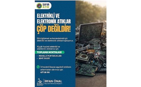 Bayraklı’da Elektronik Atıklar Çöpe Gitmiyor