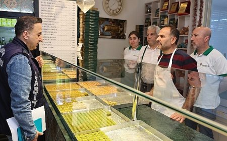 Nilüfer’de tatlı üreticilerine sıkı denetim