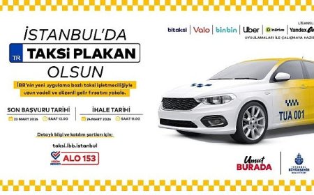 İstanbul’da Uygulama Bazlı Taksi İçin 7. İhale 24 Mart’ta