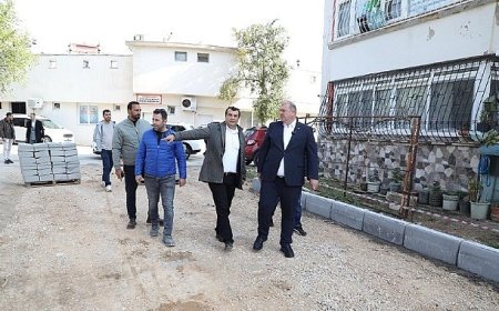 Başkan Çiçek Sahada; Çalışmalar Dolu Dizgin Sürüyor