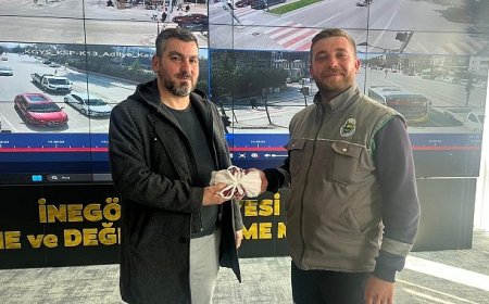 İnegöl Belediyesi Personelinden Örnek Davranış