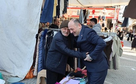 Başkan Selçuk Yıldız’dan Bayram Sonrası Pazar Ziyareti: 'Hemşehrilerimizle Gönül Gönüleyiz