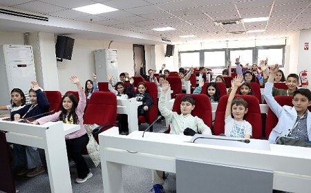 Çankaya'da Çocuk Meclisi Kuruldu