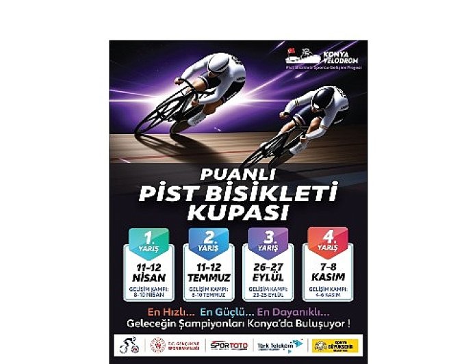 Konya Velodromu, geleceğin şampiyonlarını ağırlamaya hazırlanıyor