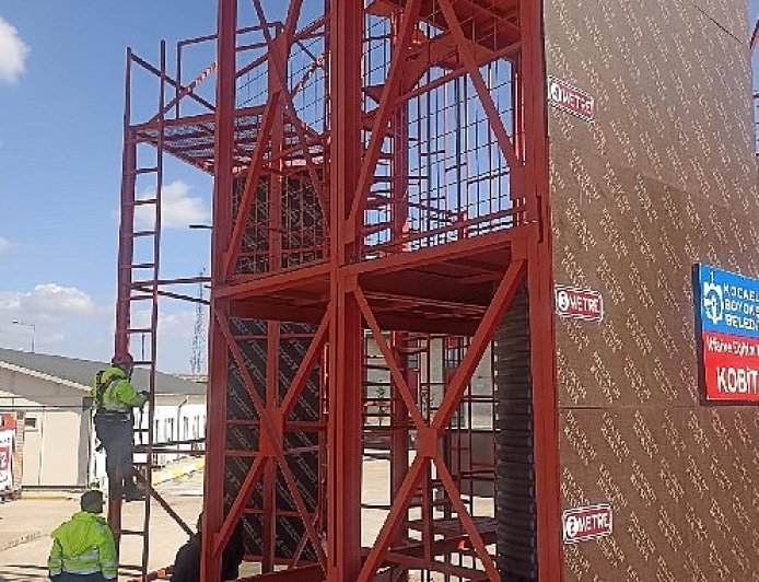 Büyükşehir personeline "yüksekte çalışma" eğitimi