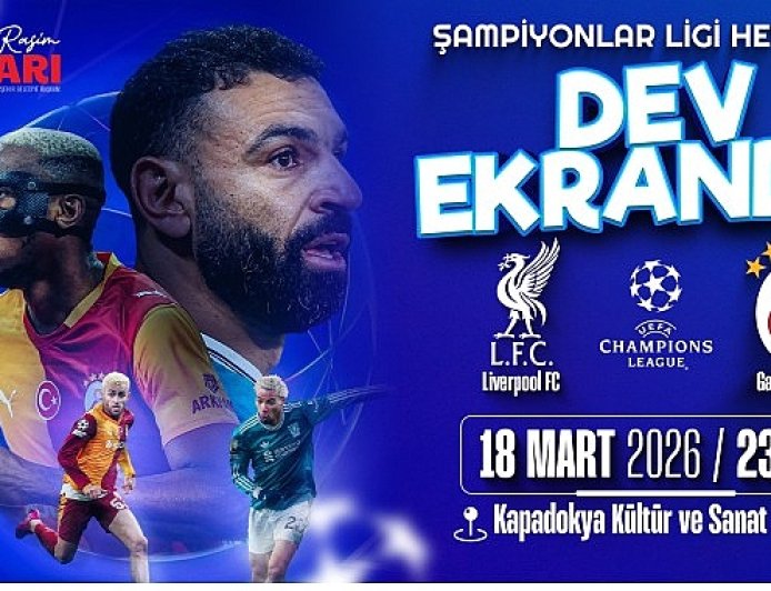 Dev Ekranda Liverpool - Galatasaray Maçı Heyecanı
