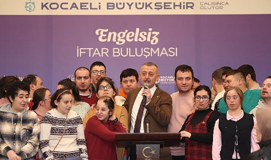 Büyükşehir'den özel bireylerle iftar