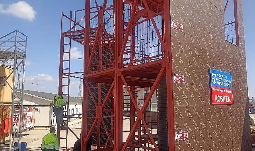 Büyükşehir personeline "yüksekte çalışma" eğitimi