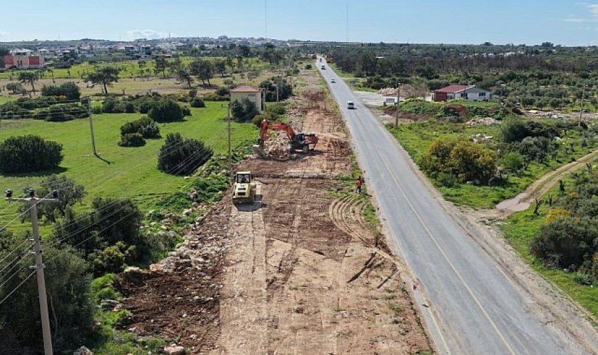Başkan Çerçioğlu’ndan Akbük’te Yol Yenileme Çalışması