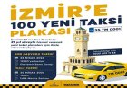 İzmir’in kent merkezine 100 yeni taksi
