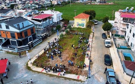 Didim Belediyesi Ağaç Dikme Etkinliği ile öğrencilere çevre bilinci kazandırıyor