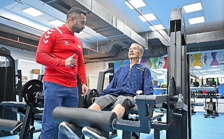 ASFİM’in spor tutkunu 86 yaşındaki delikanlısı  